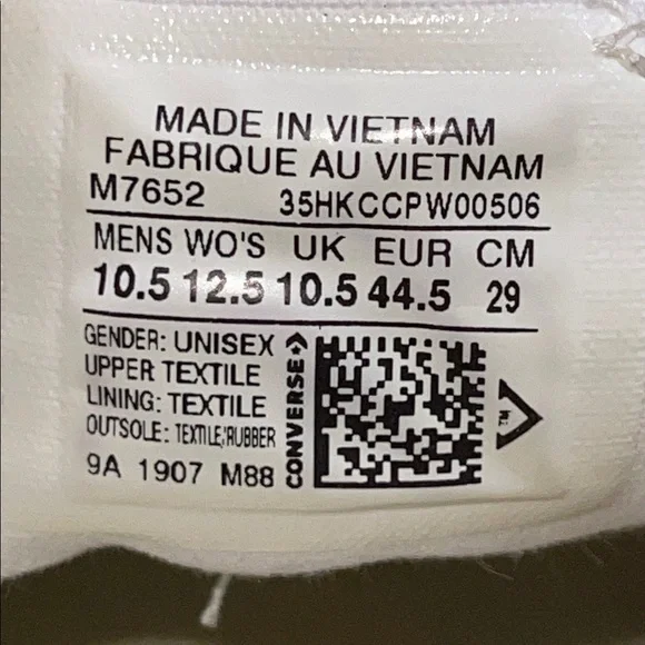 Converse All Star White Sneakers - Picture 10 of 10